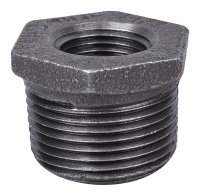 (image for) ProSource 35-1X1/2B Pipe Bushing, 1 x 1/2 in, MIP x FIP, Malleable Iron, SCH 40 Schedule, 300 psi Pressure