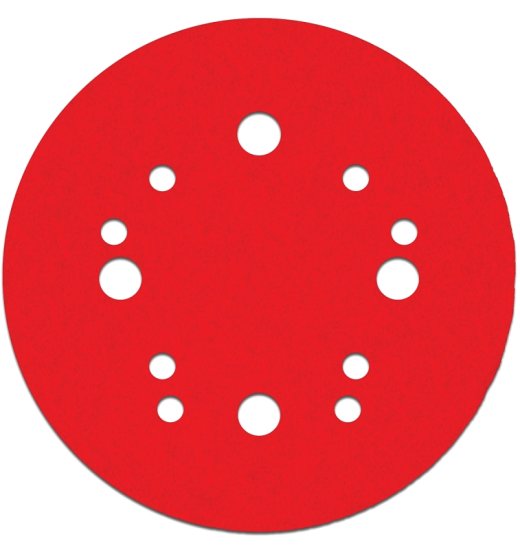 (image for) Diablo DCD050060H15G Random Orbital Sanding Disc, 5 in Dia, 60 Grit, Coarse, Ceramic Abrasive, 12-Hole