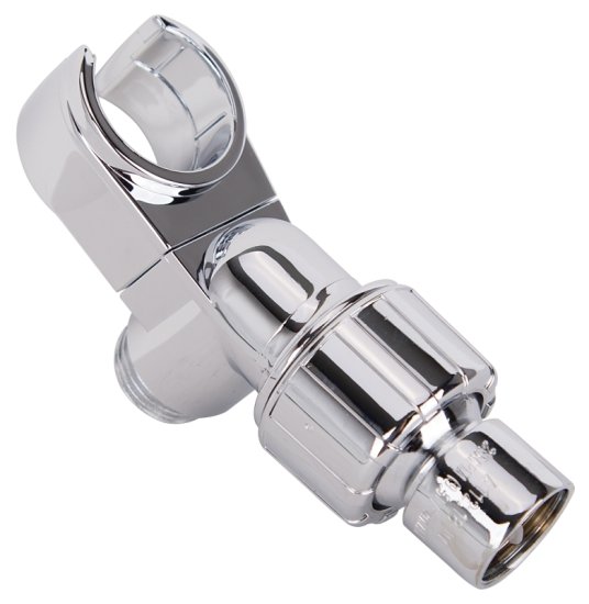(image for) Boston Harbor B1105CP Swivel Ball Joint Shower Bracket, Plastic, Chrome, For: Handheld Shower Head