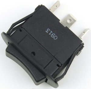 (image for) Jandorf 61101 Rocker Switch, 10/16/20/21 A, 125/250 VAC, 14 VDC, SPDT, Tab Terminal