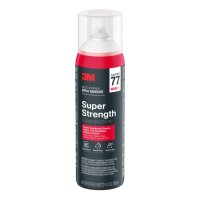 (image for) Super 77 77-NAT Multi-Surface Adhesive, Liquid, Solvent, White, 14.1 oz Aerosol Can