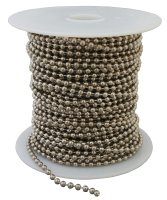 (image for) Hy-Ko KBC198S Key Chain, Beaded, 100 ft L Dimensions