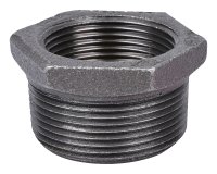 (image for) ProSource B241 40X32 Pipe Bushing, 1-1/2 x 1-1/4 in, MIP x FIP, Malleable Iron, SCH 40 Schedule, 300 psi Pressure