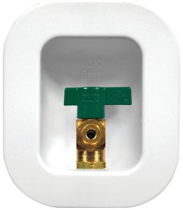 (image for) Oatey 39130 Ice Maker Outlet Box, 4 in H x 3-1/4 in W x 2-1/2 in D Dimensions, Polystyrene