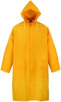 (image for) Diamondback PY-800L Raincoat, L, Polyester/PVC, Yellow, Comfortable Corduroy Collar, Double Fly Snap Closure, Knee