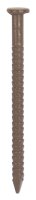 (image for) ProSource NTP-090-PS Panel Nail, 16D, 1 in L, Steel, Painted, Flat Head, Ring Shank, Dark Oak, 171 lb
