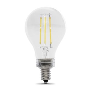 (image for) Feit Electric BPA1560C850LED/2 LED Bulb, 120 V, 500 Lumens, 6 W, A15 Lamp, 60 W Equivalent, E12 Lamp Base