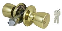 (image for) ProSource T-5764PB-ET Entry Knob, Brass, Polished Brass
