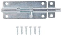 (image for) ProSource 20487ZCB-PS Barrel Bolt, 0.31 Dia in Bolt Head, 5 in L Bolt, Steel, Zinc Plated