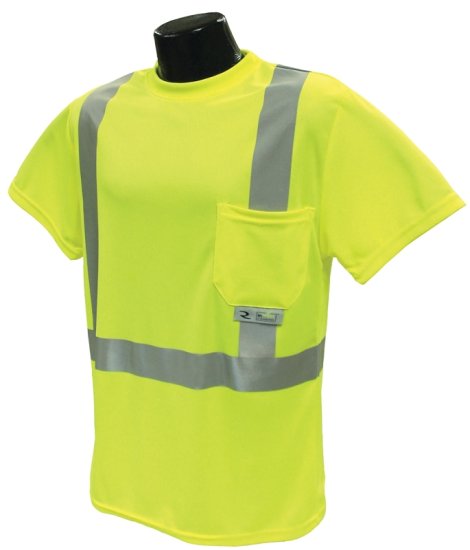 (image for) Radians ST11-2PGS-2X Safety T-Shirt, 2XL, Polyester, Green, Short Sleeve