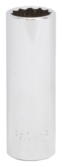 (image for) Vulcan MT6528979 Drive Socket, 18 mm Socket, 1/2 in Drive, 12-Point, Chrome Vanadium Steel, Chrome