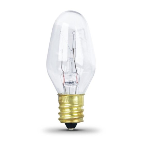 (image for) BULB INCAN NIGHT CRD SW CLR 7W