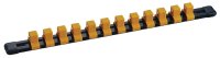 (image for) DEWALT DWMT75262OSP Socket Clip Rail, 12-Drive Clip, 14 in L, Aluminum