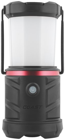 (image for) Coast EAL22 Emergency Area Lantern, D Battery, LED Lamp, Fiberglass/Nylon/Polycarbonate, Black