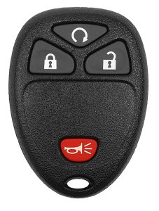 (image for) Hy-Ko 19GM907F Key Fob, 4-Button, Plastic