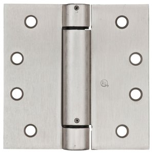(image for) National Hardware N350-801 Spring Hinge, Cold Rolled Steel, Satin Nickel, 37 lb