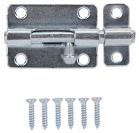 (image for) ProSource CL-203-PS Barrel Bolt, 0.31 Dia in Bolt Head, 3 in L Bolt, Steel, Zinc Plated