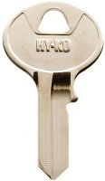 (image for) Hy-Ko 11010VR3 Key Blank, Brass, Nickel, For: Viro Cabinet, House Locks and Padlocks, VR3 Key Number