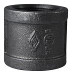 (image for)  Iron Pipe Fittings-Black 