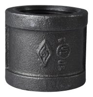 (image for) ProSource B220 32 Pipe Coupling, 1-1/4 in, FIP, Steel, SCH 40 Schedule, 300 psi Pressure