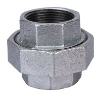 (image for) ProSource 34B-1-1/4G Pipe Union, 1-1/4 in, Threaded, Malleable Iron, 40 Schedule, 300 psi Pressure