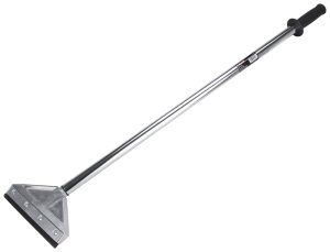 (image for) ProSource 14086 Floor Scraper, 8 in L Blade, 8 in W Blade, HCS Blade, Telescopic Handle, Steel Handle