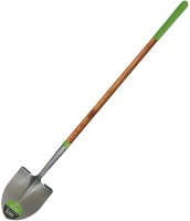 (image for) Ames 2535600 Shovel, 8-3/4 in W Blade, Steel Blade, Hardwood Handle, Long Handle, 48 in L Handle