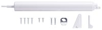 (image for) ProSource 16000-UW-PS Door Closer, 1-1/4 in Dia Rod, 16-1/2 in L, Aluminum Tube, 90 deg Opening, 65 lb