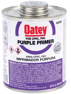 (image for) Oatey 30758 Primer, Liquid, Purple, 32 oz