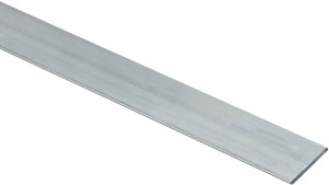 (image for) National Hardware 4201BC Series N247-197 Flat Bar, 3/4 in W, 72 in L, 1/16 in Thick, Aluminum, Mill