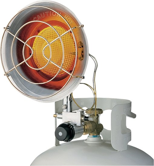 (image for) Dura Heat TT-15S/CSA Single Tank Top Heater, 8-1/4 in W, 11-1/2 in H, 9000, 12,000, 15,000 Btu Heating, Steel