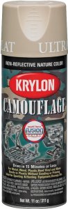(image for) Krylon K04295777 Camouflage Spray Paint, Ultra Flat, Sand, 12 oz, Can