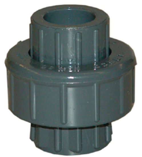 (image for) Lasco 897005 Pipe Union, 1/2 in, Slip, PVC, SCH 80 Schedule