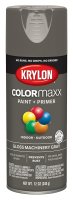 (image for) Krylon K05599007 Enamel Spray Paint, Gloss, Machinery Gray, 12 oz, Can