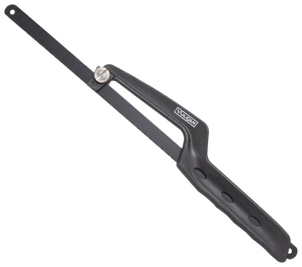 (image for) Vulcan JLO-002 Hacksaw, 12 in L Blade, 24 TPI, Steel Blade, Plastic Frame, Plastic Handle