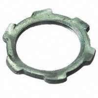 (image for) Halex 61907B Conduit Locknut, 3/4 in, Zinc, Steel