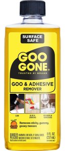 (image for) Goo Gone 2087 Goo and Adhesive Remover, 8 oz Bottle, Liquid, Citrus, Yellow