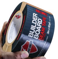 (image for) Surface Shields BLD072 Builder Board Seam Tape, 3 in W, 180 ft L, 22 mil Thick, Brown