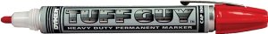 (image for) Dykem 44819 Permanent Marker, Red