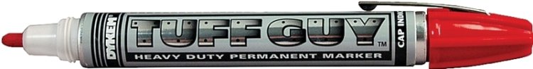 (image for) Dykem 44819 Permanent Marker, Red