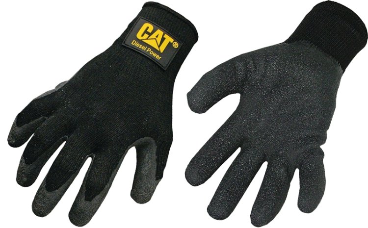 (image for) Cat CAT017400J Protective Gloves, Jumbo, Knit Wrist Cuff, Cotton/Polyester Glove, Black