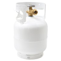 (image for) Flame King YSN5LB Cylinder with Overfill Protection Device, 5 lb Tank, Steel, White