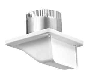 (image for) Lambro 143WTP Soffit Exhaust Vent, 5-1/4 in OAL, 5-3/4 in OAW, Plastic