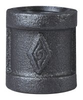 (image for) ProSource 21-1/2B Pipe Coupling, 1/2 in, FIP, Steel, SCH 40 Schedule, 300 psi Pressure