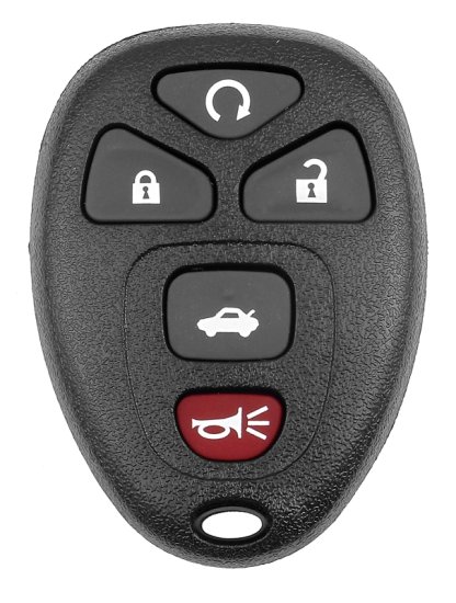 (image for) Hy-Ko 19GM805S Fob Shell, For: General Motors Vehicles, 5-Button, 3-3/4 in L x 2 in W x 3/4 in D Dimensions