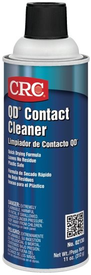 (image for) CRC QD Series 02130 Contact Cleaner, 11 oz, Alcohol, Liquid