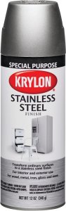 (image for) Krylon K02400777 Spray Metallic Spray Paint, Silver Metallic, Stainless Steel, 11 oz