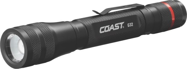 (image for) Coast G32 Series 20484 Flashlight, AA Battery, Alkaline Battery, 355 Lumens, 433 ft Beam Distance, 255 min Run Time