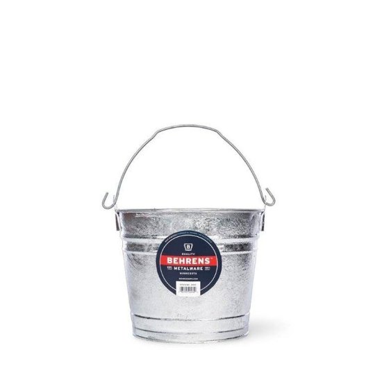 (image for) Behrens 1208 Pail, 8 qt Capacity, Steel