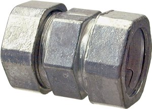 (image for) Halex 02212 Coupling, 1-1/4 in Compression, Zinc